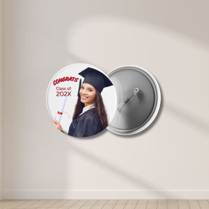 Proud Family Graduation Buttons – Photo Pins