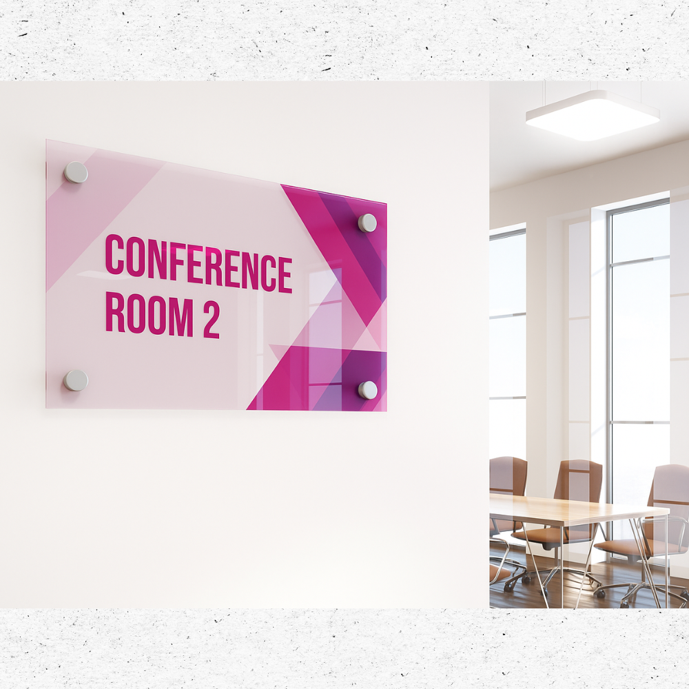 Custom Acrylic Business Signs – Modern Office & Event Wall Signage
