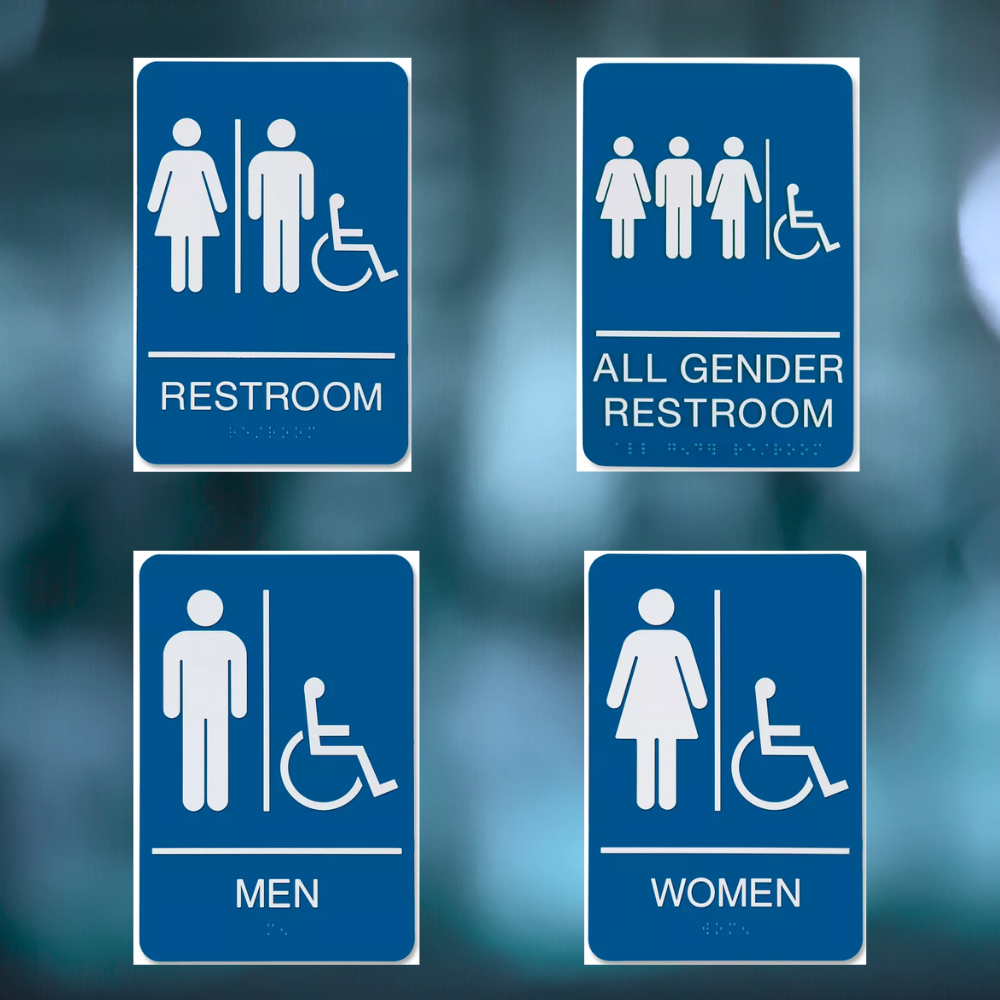 Restroom & ADA-Compliant Signs – Accessible, Professional & Code-Compliant