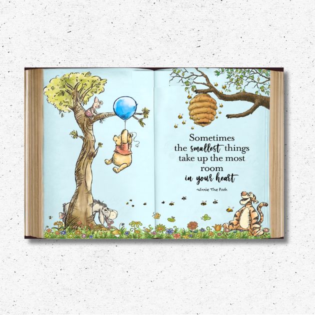 Storybook baby shower open book welcome sign with woodland balloon theme