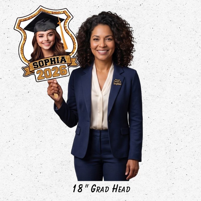 custom-18-inch-grad-big-head-name-year-2026-oxnard 18 inch custom graduation big head cutout name and year Sophia 2026 Oxnard Ventura Camarillo