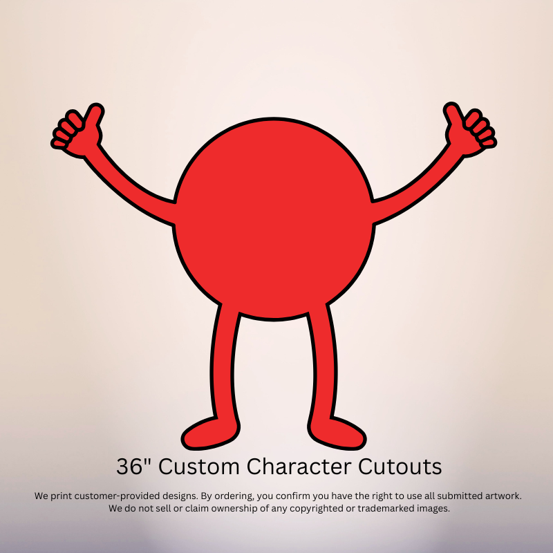 36 inch kids birthday character cutout oxnard