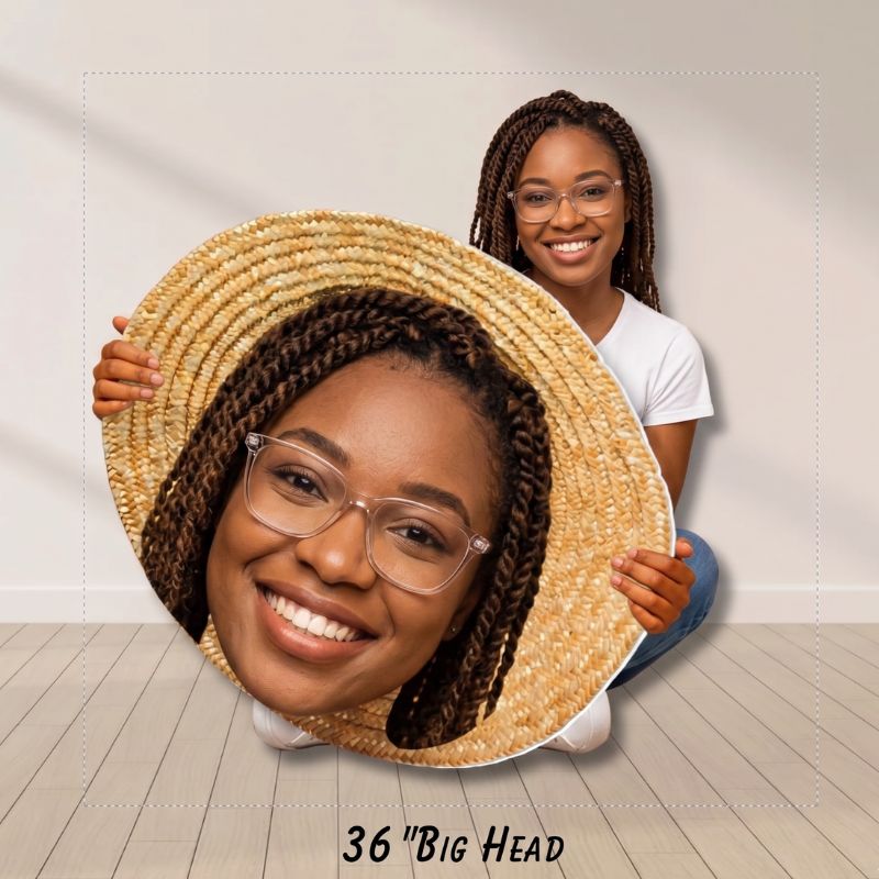 large 36 inch big head cutout custom photo prop party decoration Ventura County events