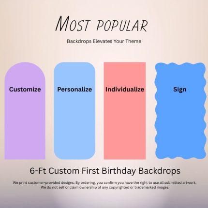 6 ft first birthday backdrop personalized baby birthday backdrop oxnard ventura