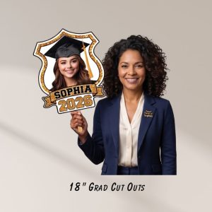 personalized graduation big head cutout 18 inch custom photo prop grad party Ventura County