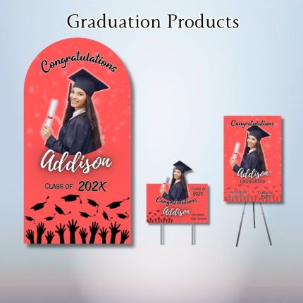Custom graduation banner for student celebration in Oxnard California