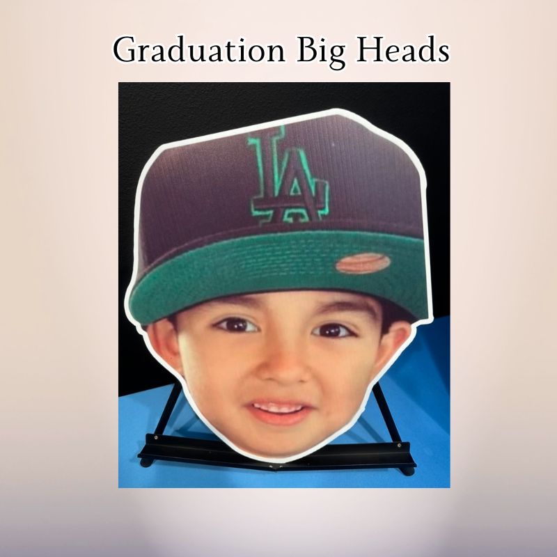 graduation big head cutout custom photo display oxnard ventura