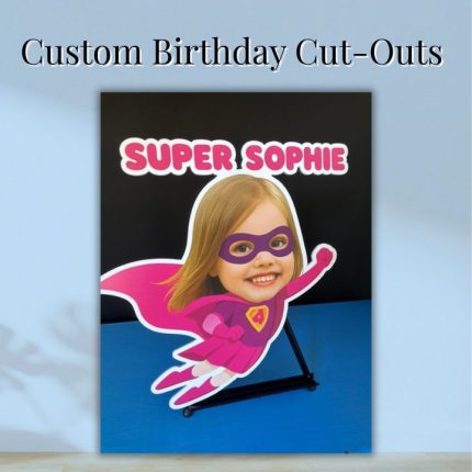 custom birthday cutouts superhero party decor personalized kids birthday oxnard