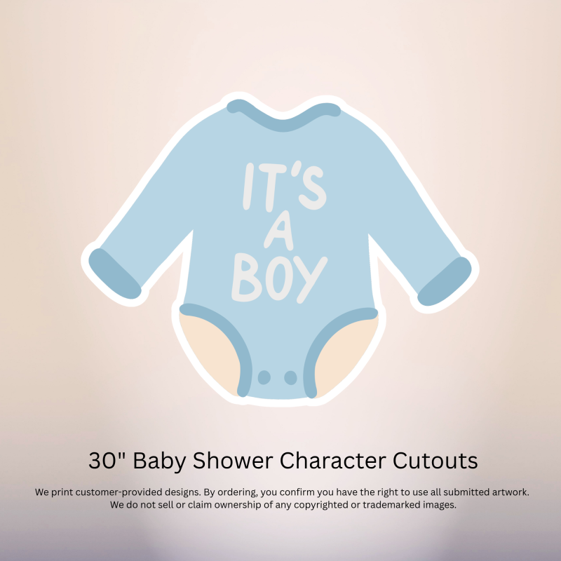 30 Inch Baby Shower Character Cutout – It’S A Boy