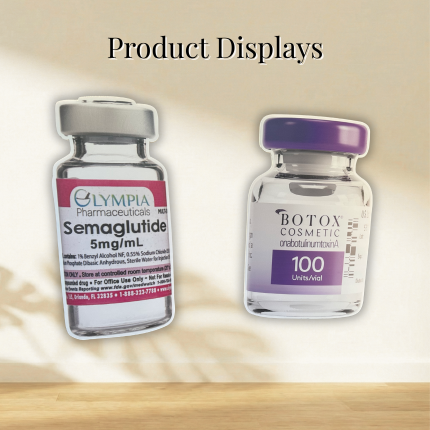 Oversized Medical Product Foam Board Displays