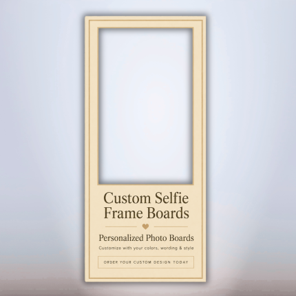 44 × 84 Vertical Custom Selfie Frame Photo Booth Prop