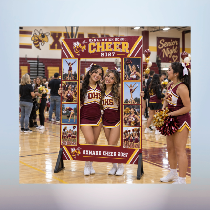 Oxnard High School Cheer Team Senior Night Selfie Frame
