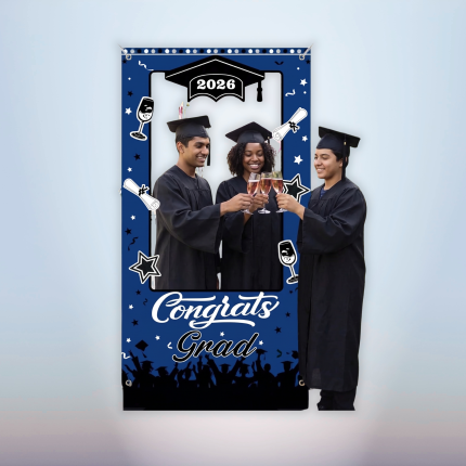 Graduation Custom Selfie Frame – Class of 2026 Photo Booth Prop