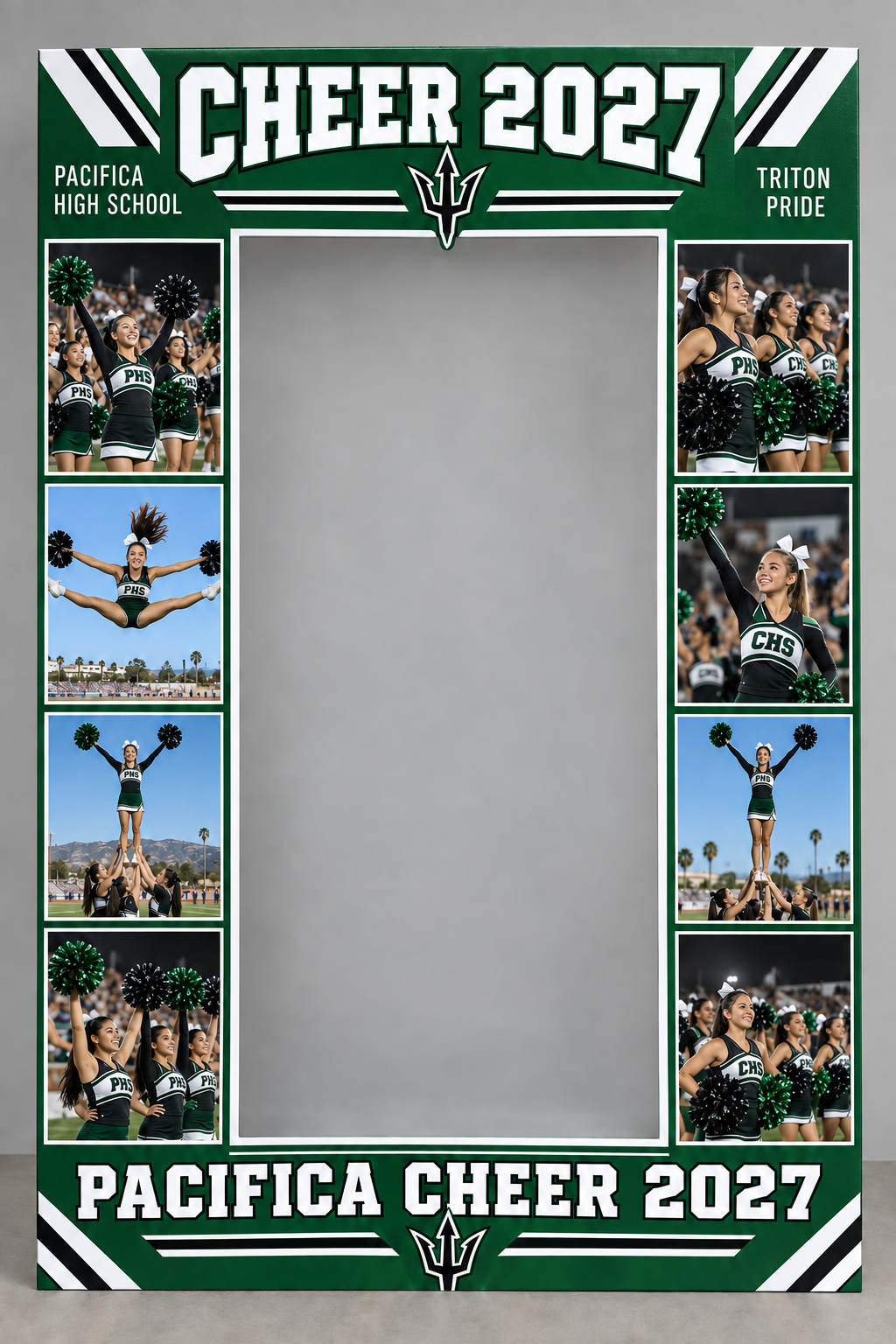 Pacifica High School Cheer Custom Selfie Frame Photo Booth Prop Pacifica High School Cheer Custom Selfie Frame Photo Booth Prop